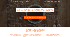 Desktop Screenshot of bestwebdesignlondon.com